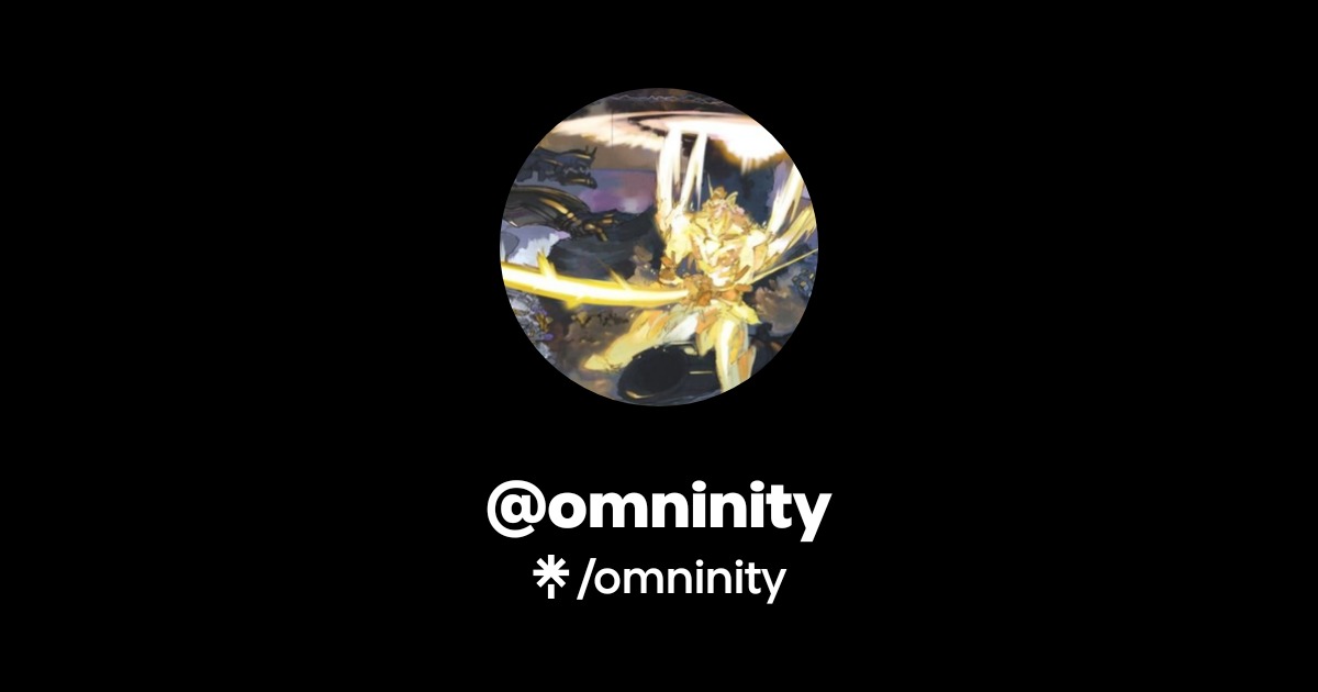omninity | Twitter | Linktree