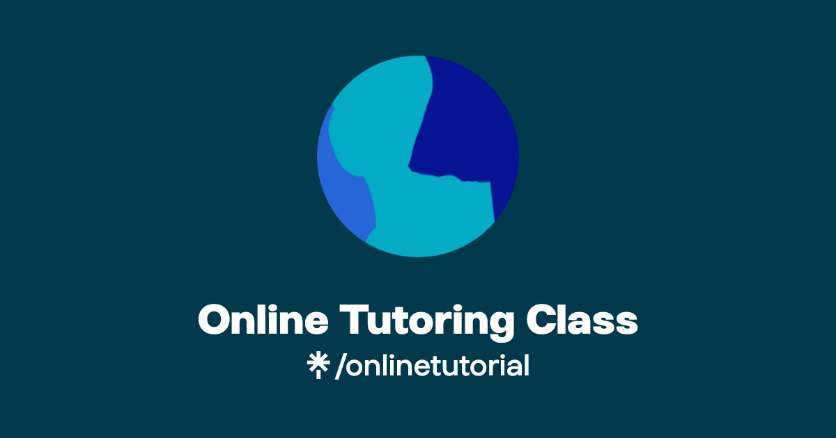 Online Tutoring Class | Linktree