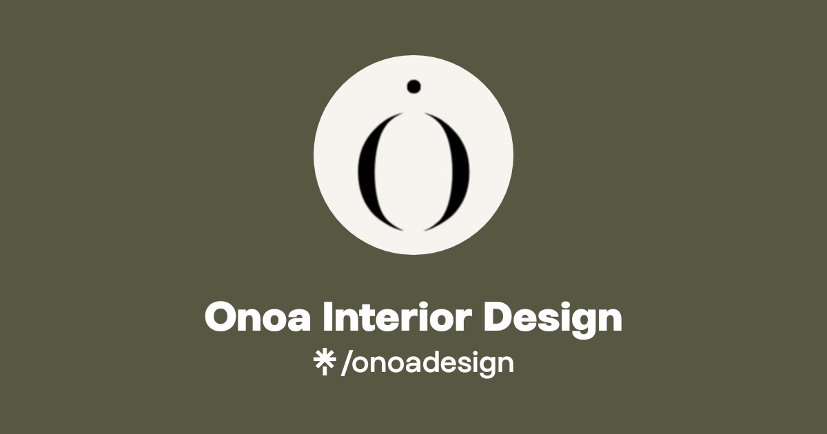 Onoa Interior Design | Instagram | Linktree