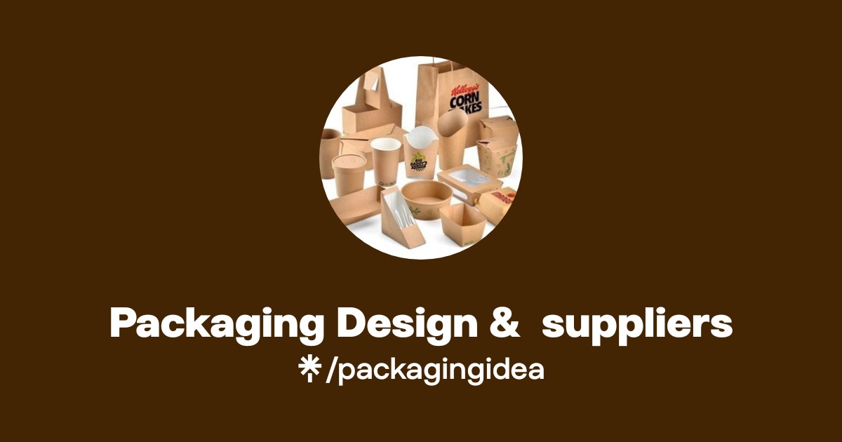 Packaging Design & suppliers | Linktree