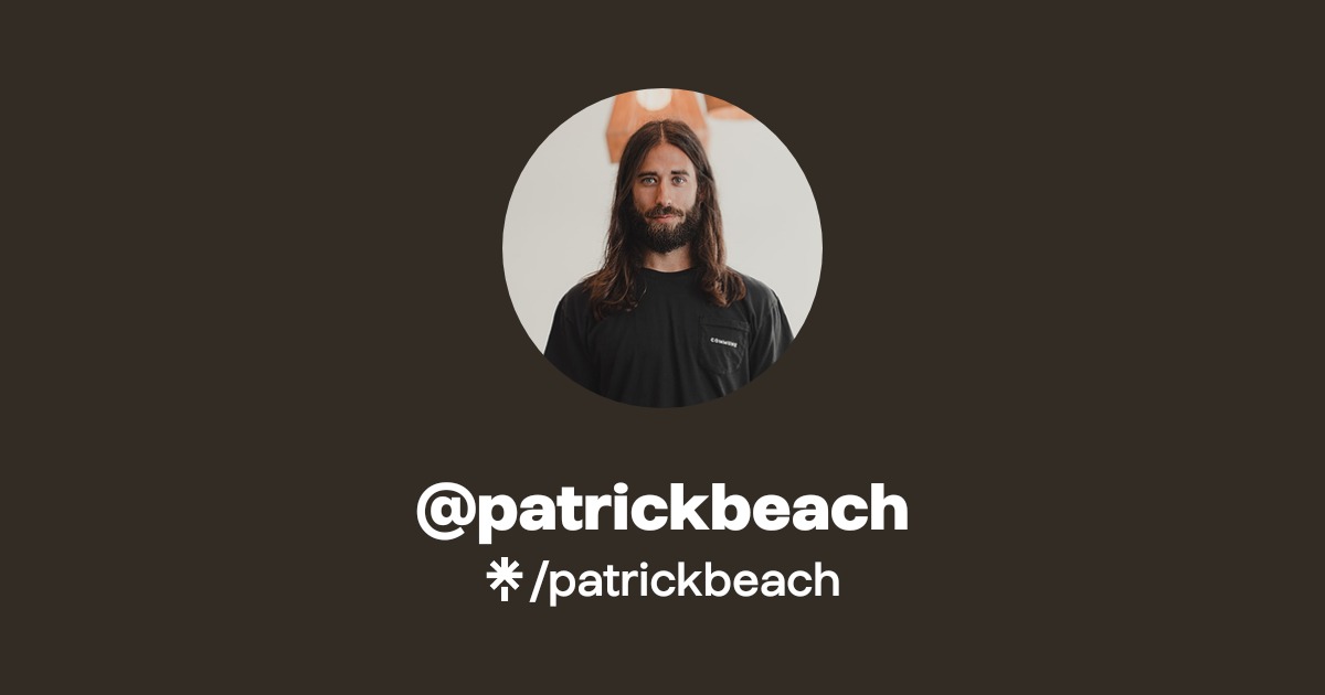 patrickbeach | Linktree