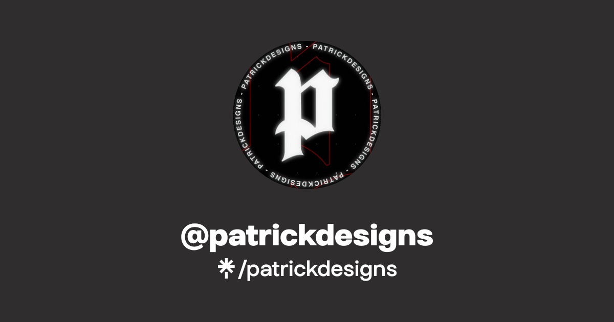 patrickdesigns | Instagram | Linktree