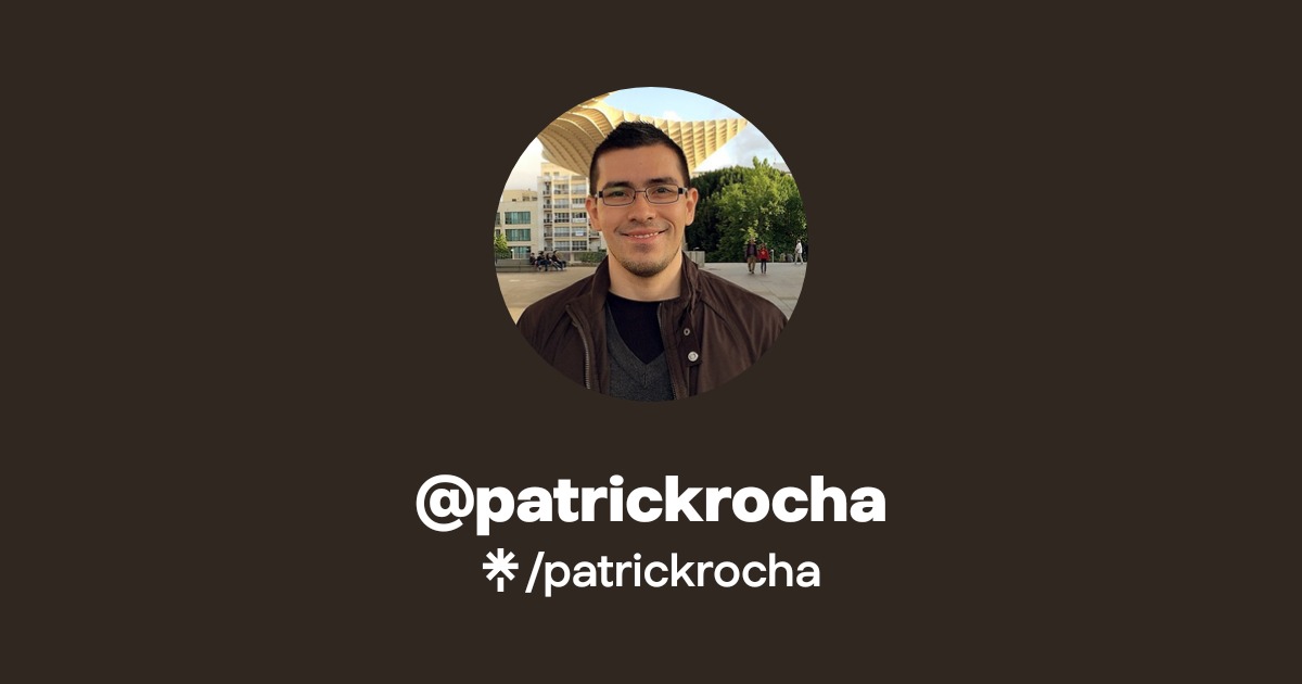 Patrick Rocholl patrickrocha | Instagram, Facebook | Linktree