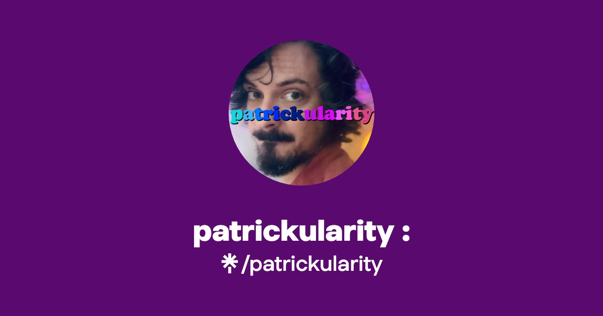 patrickularity | Instagram | Linktree