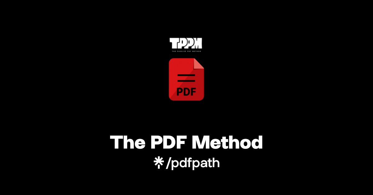 The PDF Method | Linktree