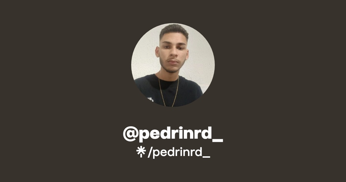 Pedrin Rapper pedrinrd_ | Instagram, TikTok | Linktree