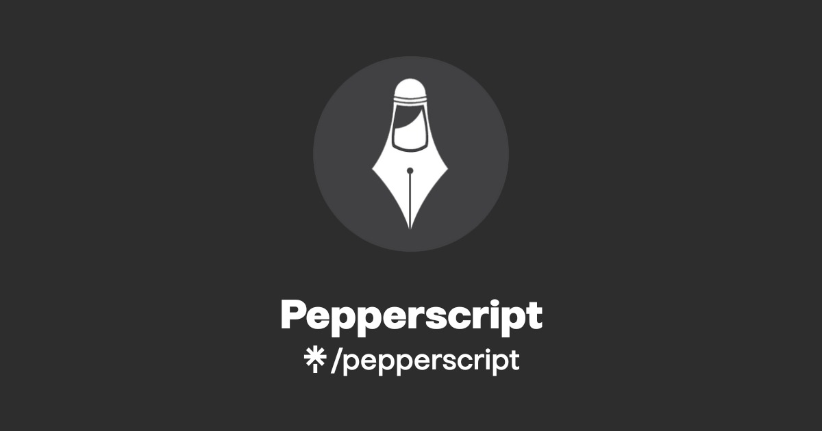 Pepper In Script Pepperscript - Listen on Spotify - Linktree