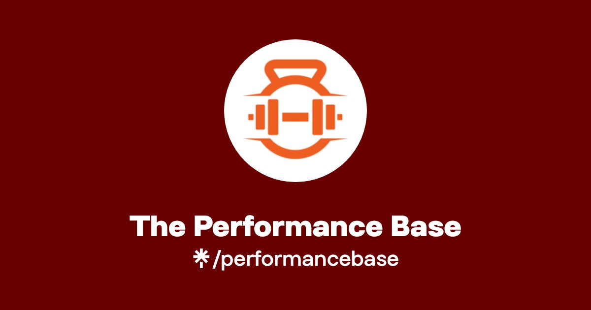 The Performance Base | Instagram, Facebook, TikTok | Linktree