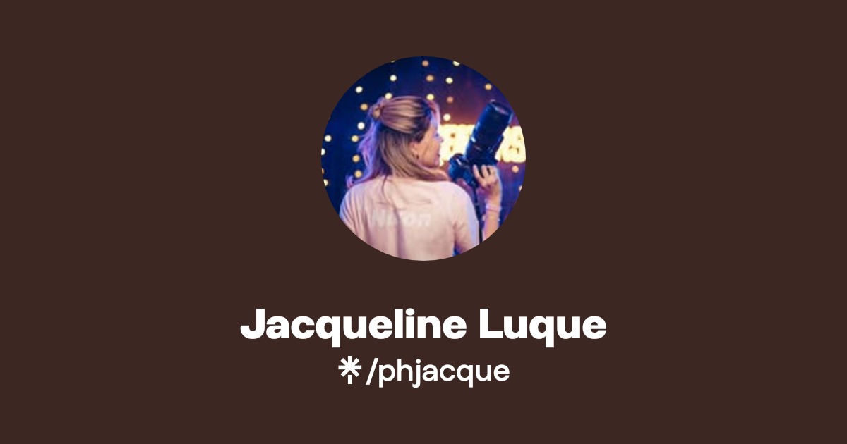 Jacqueline Luque | Instagram | Linktree