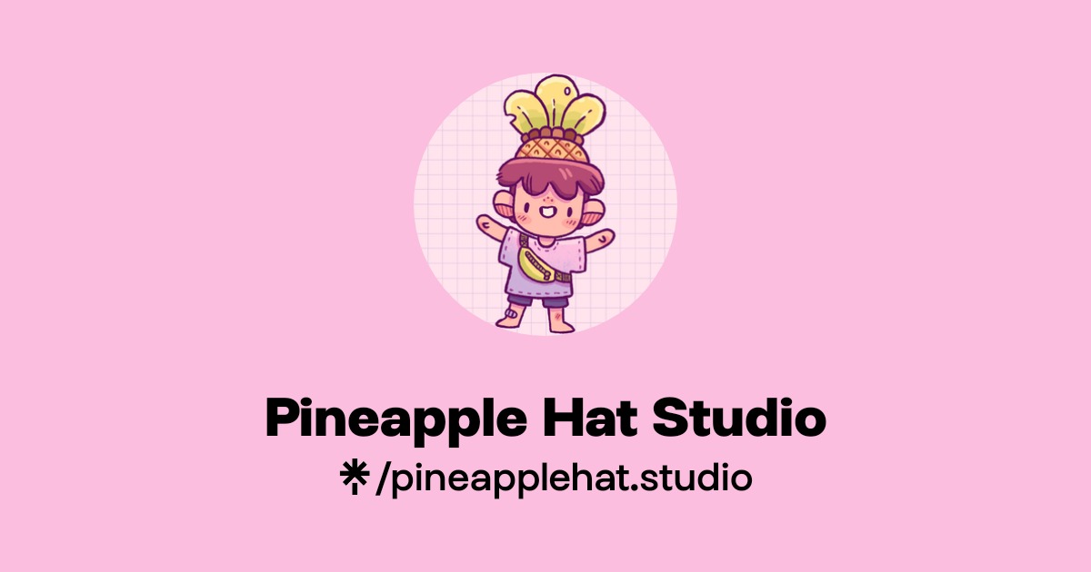 Pineapple Hat Studio | Instagram, Facebook, TikTok | Linktree