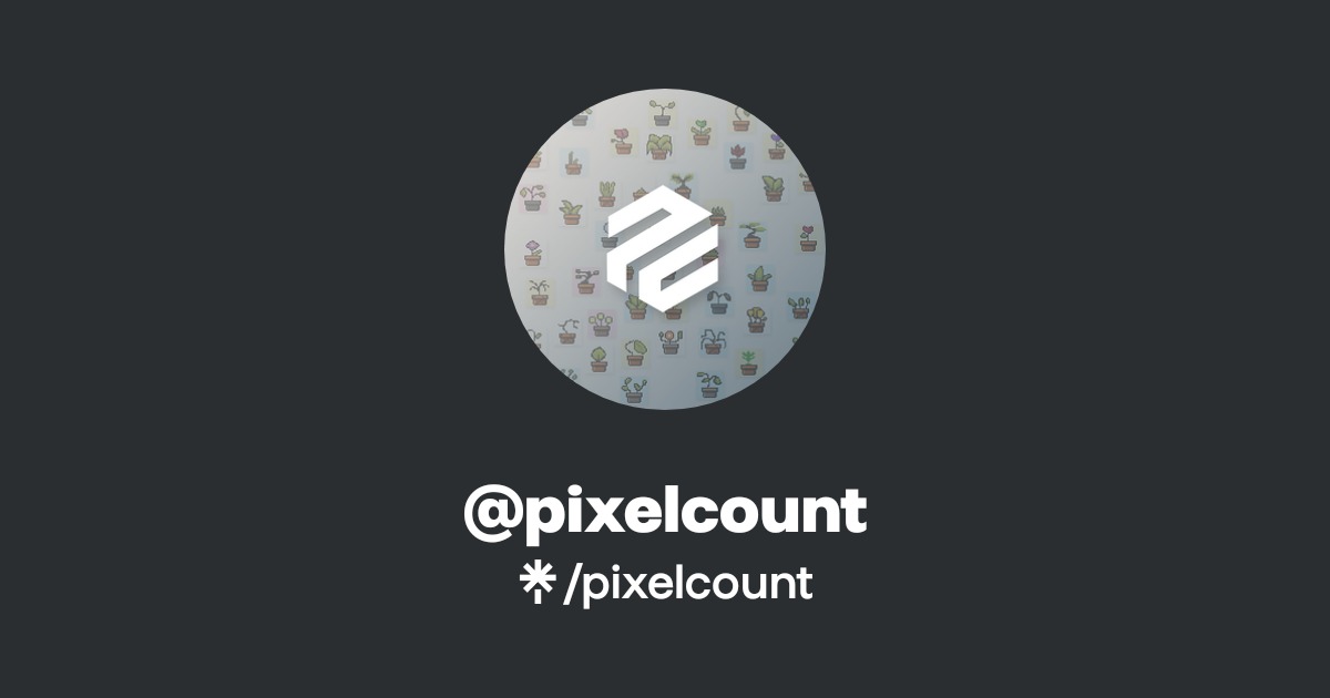 pixelcount | Twitter | Linktree