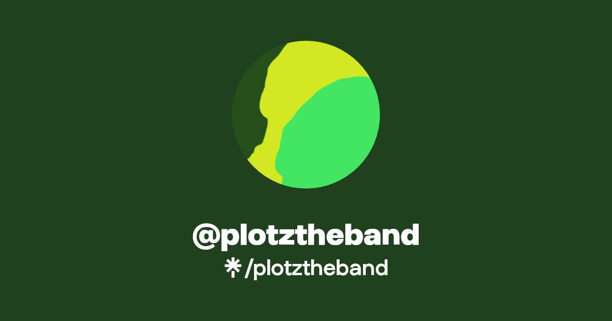 Plotztheband Facebook Linktree Plotztheband facebook linktree