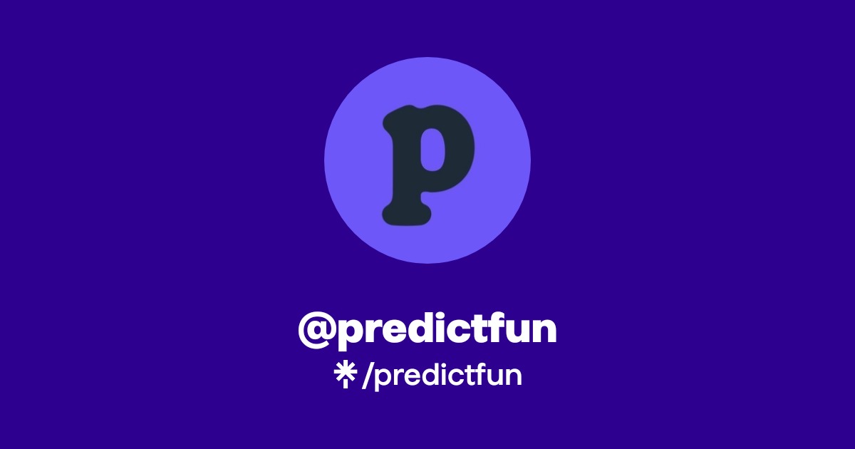 predictfun Official: X | Linktree