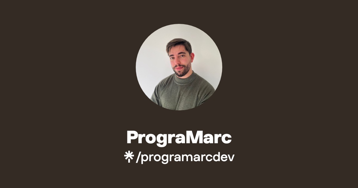 programarcdev | Instagram, TikTok, Twitch | Linktree