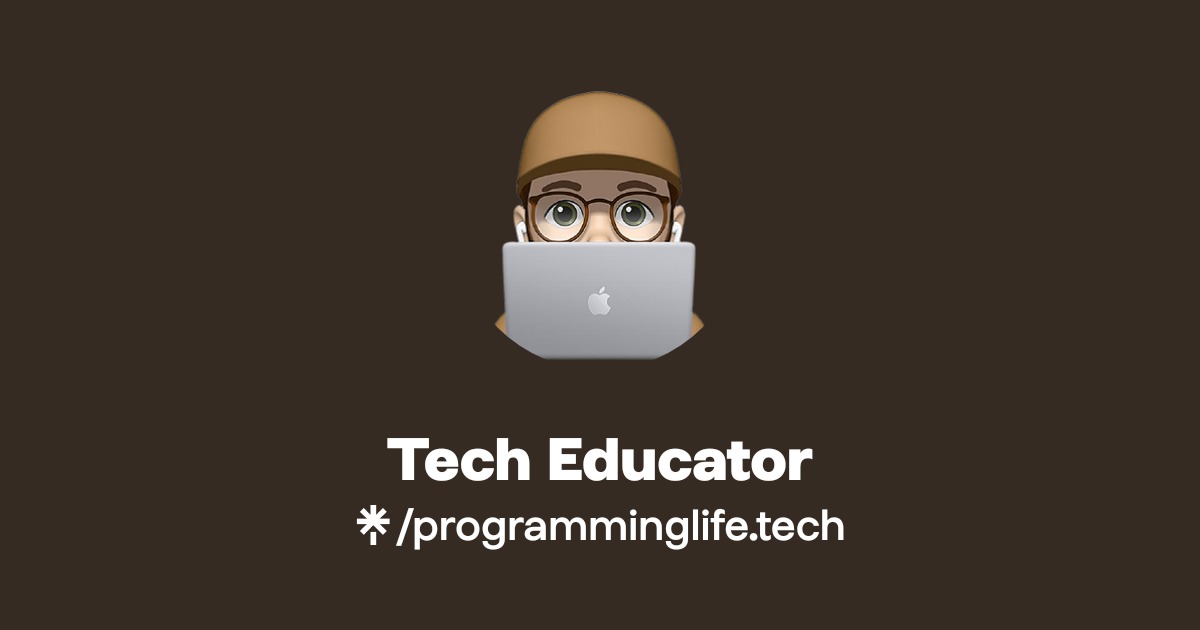 Tech Educator | Instagram | Linktree