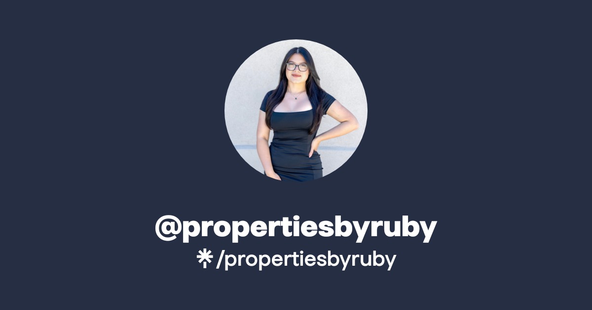 propertiesbyruby | Instagram, Facebook | Linktree