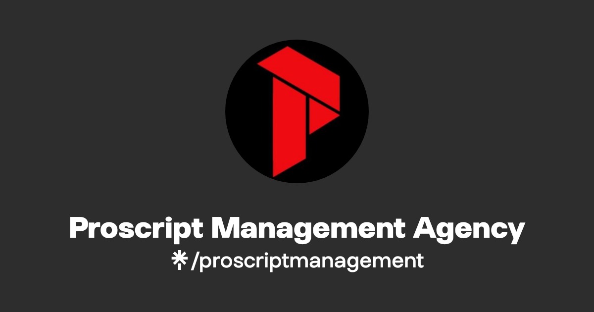 Proscript Management Agency | Instagram | Linktree