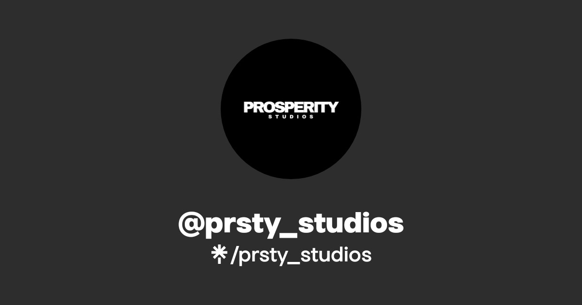 prsty_studios Official: Instagram | Linktree
