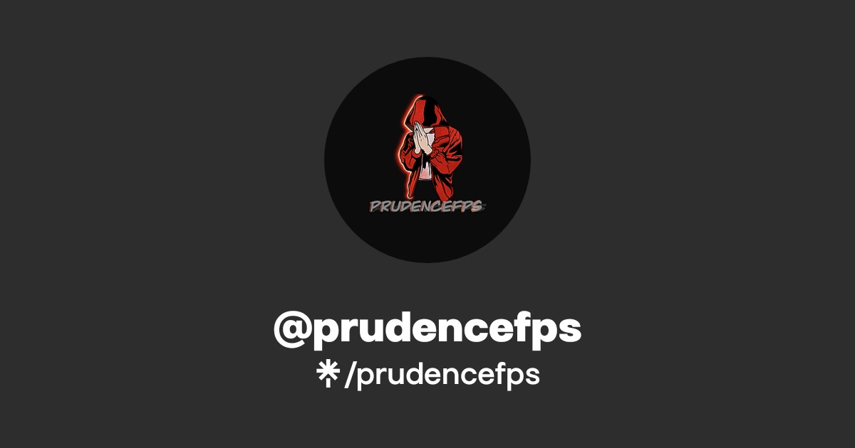 prudencefps | Twitter, Instagram, TikTok, Twitch | Linktree