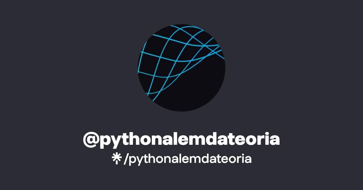 pythonalemdateoria | Instagram | Linktree