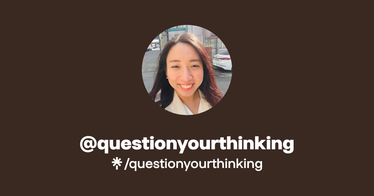 @questionyourthinking's link in bio | Linktree