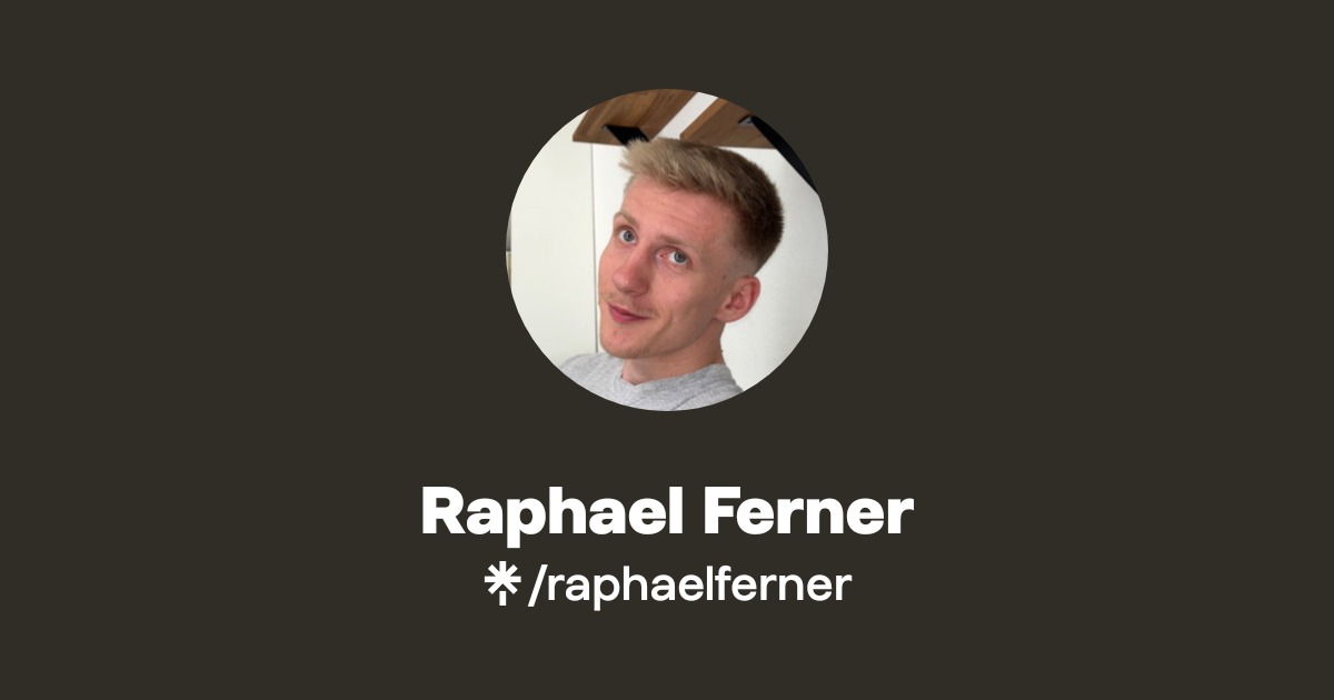 Raphael Ferner | Linktree