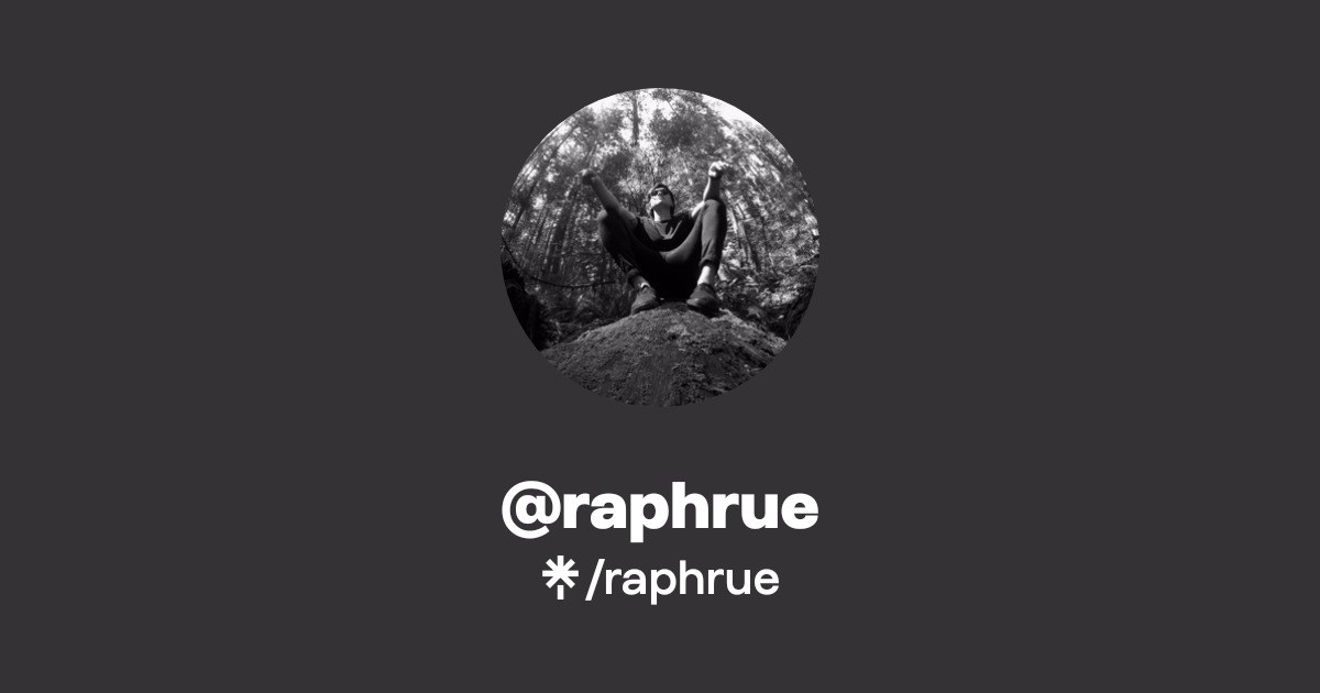 @raphrue | Linktree