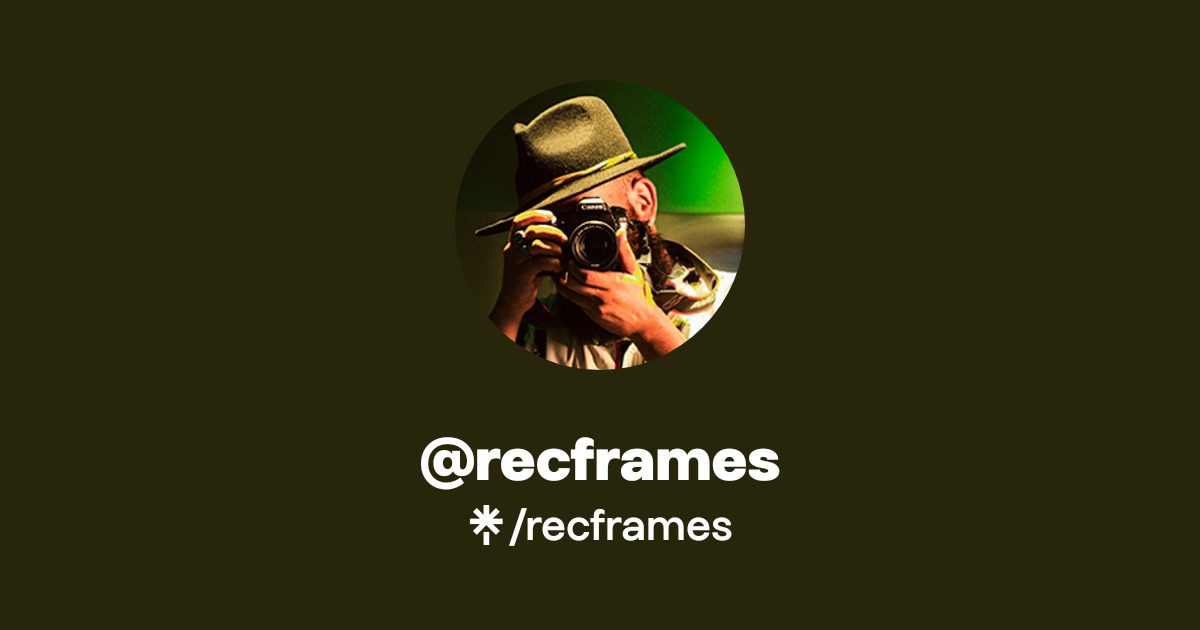 recframes | Instagram | Linktree