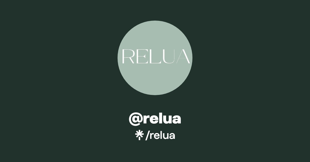 Relua relua | Instagram, TikTok | Linktree