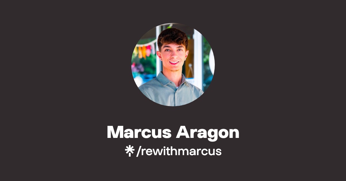 Marcus Aragon | Instagram | Linktree