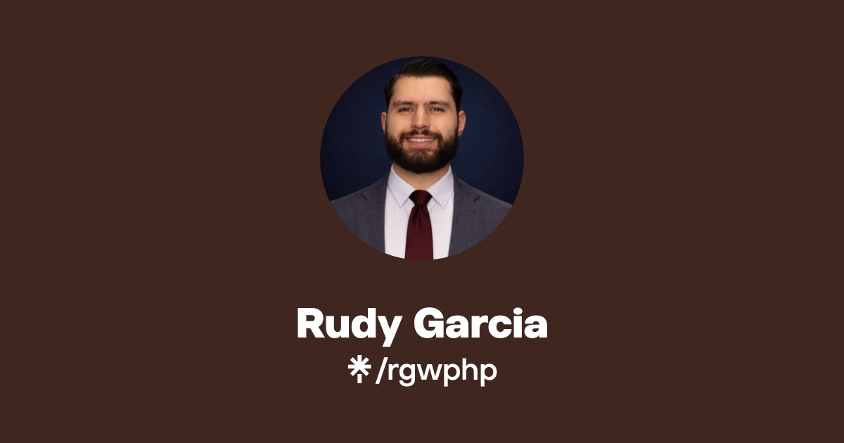 Rudy Garcia | Instagram, Facebook | Linktree