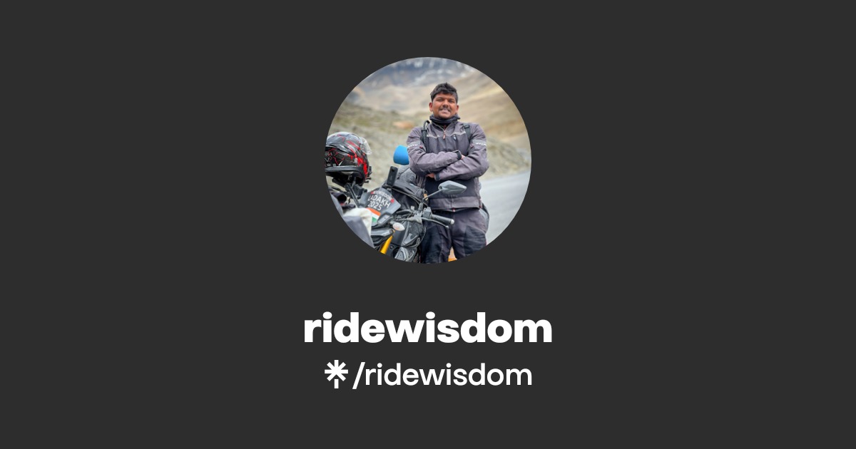 Wisdom Rides Axis ridewisdom | Instagram | Linktree
