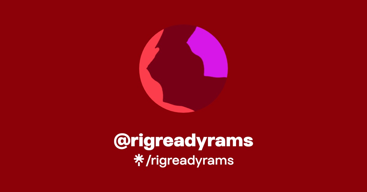 rigreadyrams | Twitter | Linktree