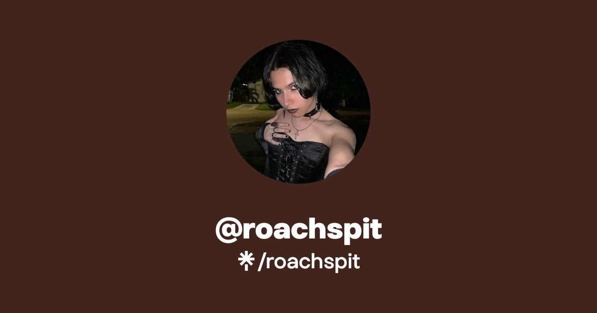 roachspit Official: Instagram, Twitter | Linktree