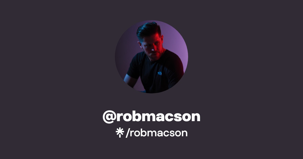 Rob Mac Rapper robmacson - Listen on YouTube, Spotify - Linktree