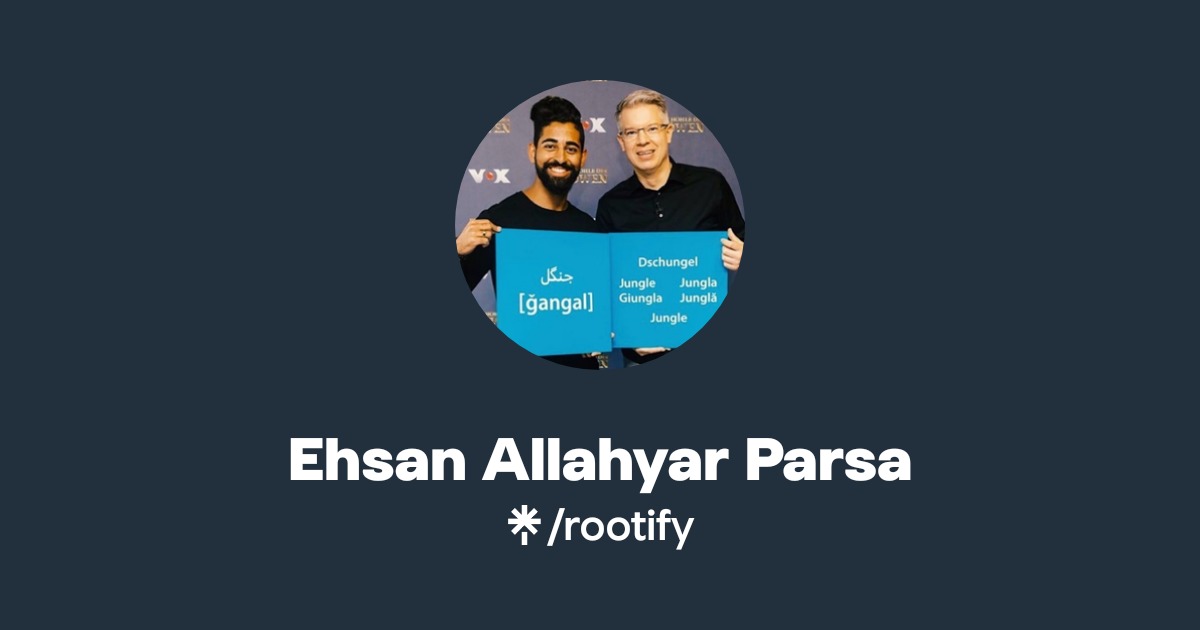 Ehsan Allahyar Parsa | Instagram, Facebook, TikTok, Twitch | Linktree