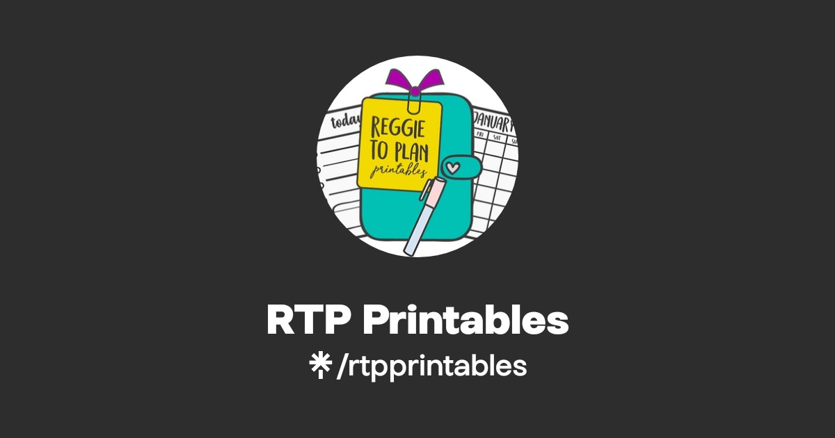 RTP Printables | Instagram | Linktree