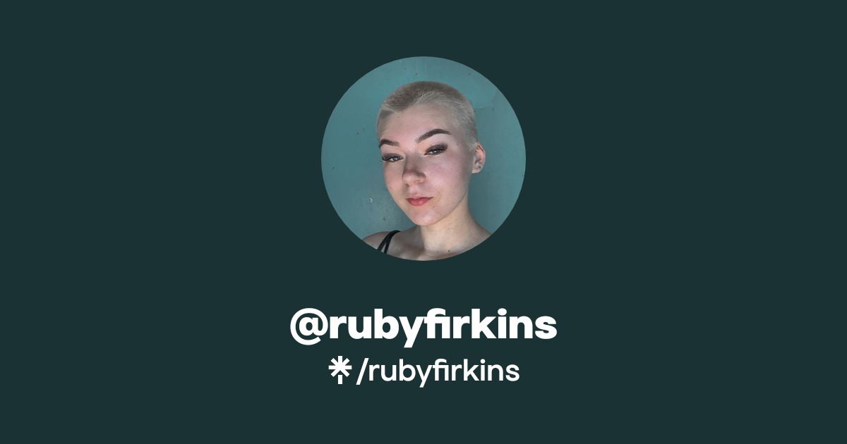 rubyfirkins | Facebook | Linktree