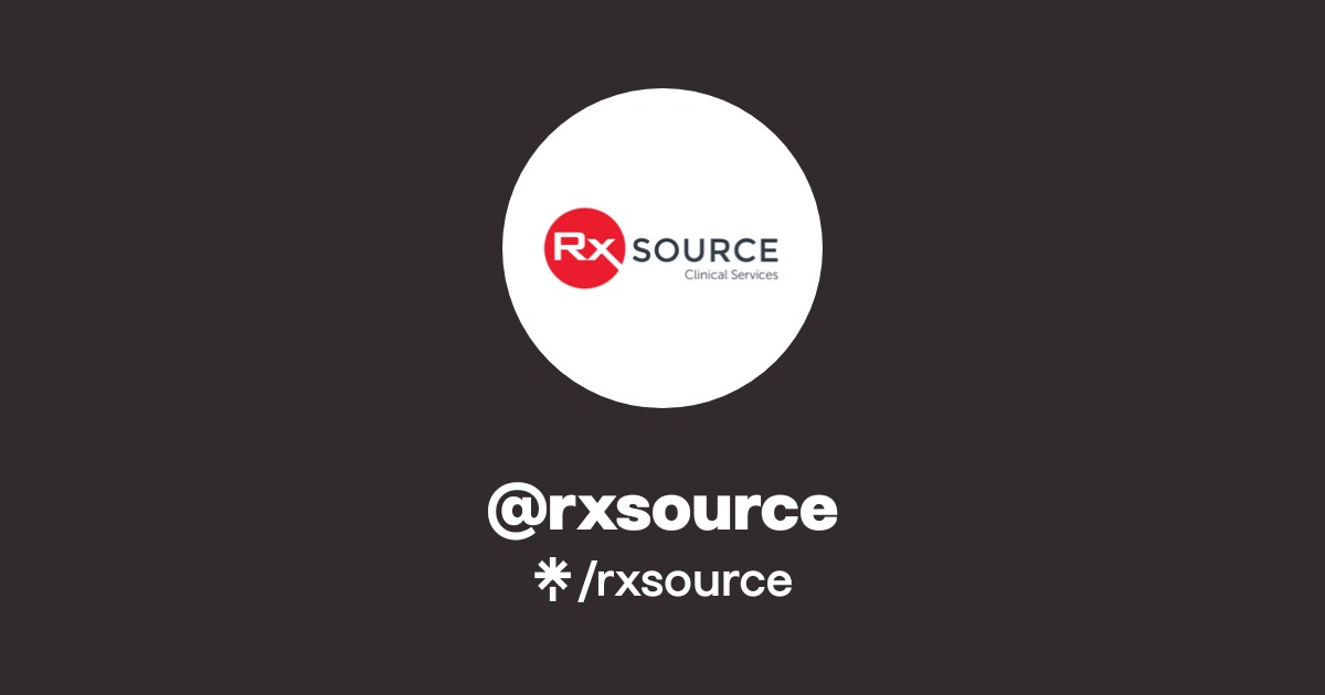 rxsource | Twitter, Instagram | Linktree