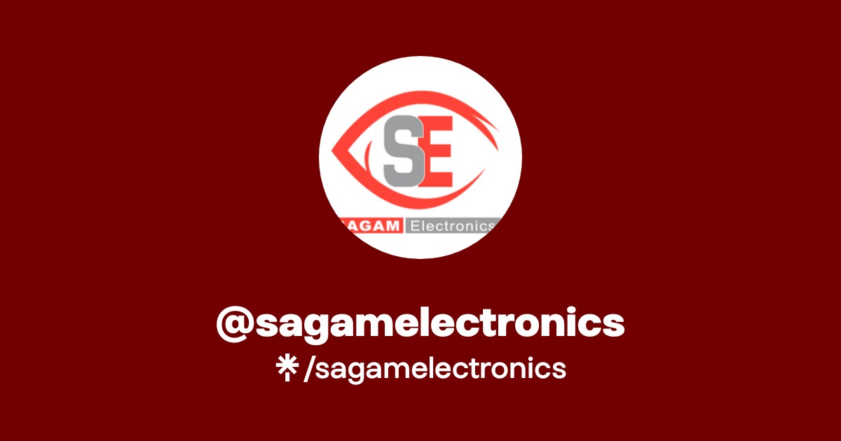 sagamelectronics | Twitter, Instagram, Facebook | Linktree