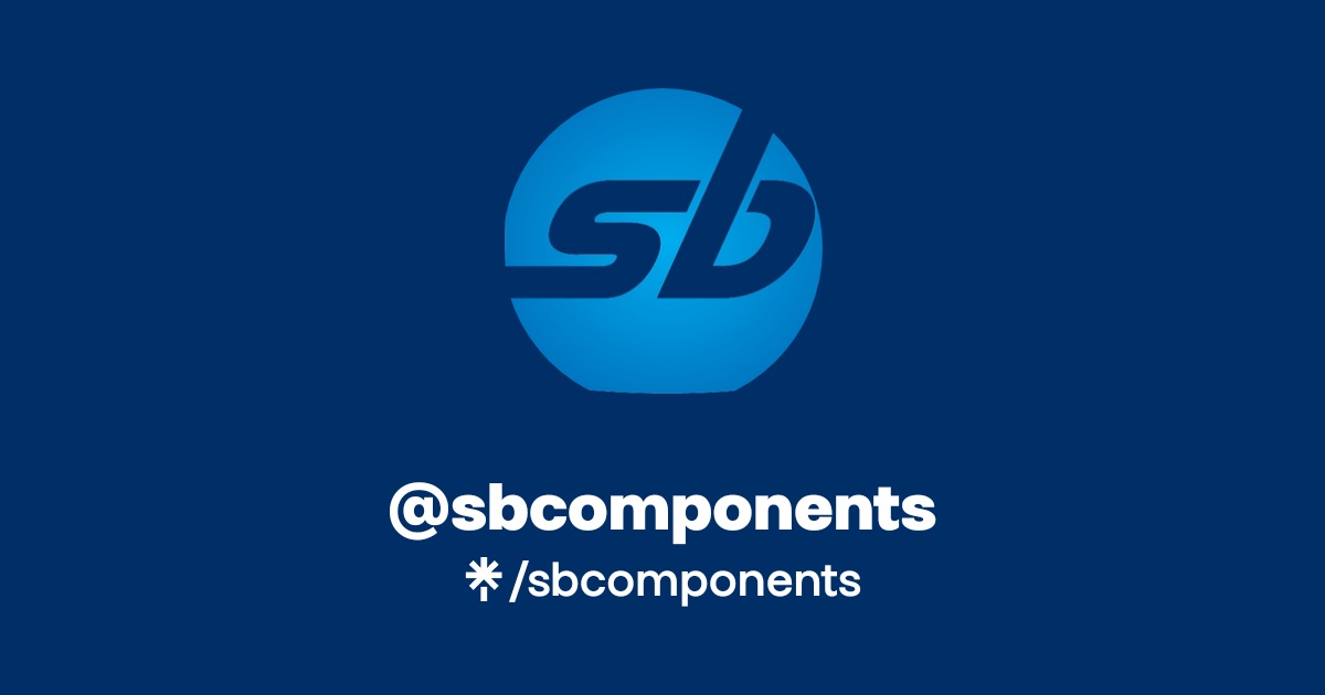sbcomponents Official: Instagram, X, Facebook | Linktree