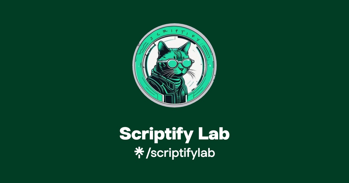Scriptify Lab | Instagram | Linktree