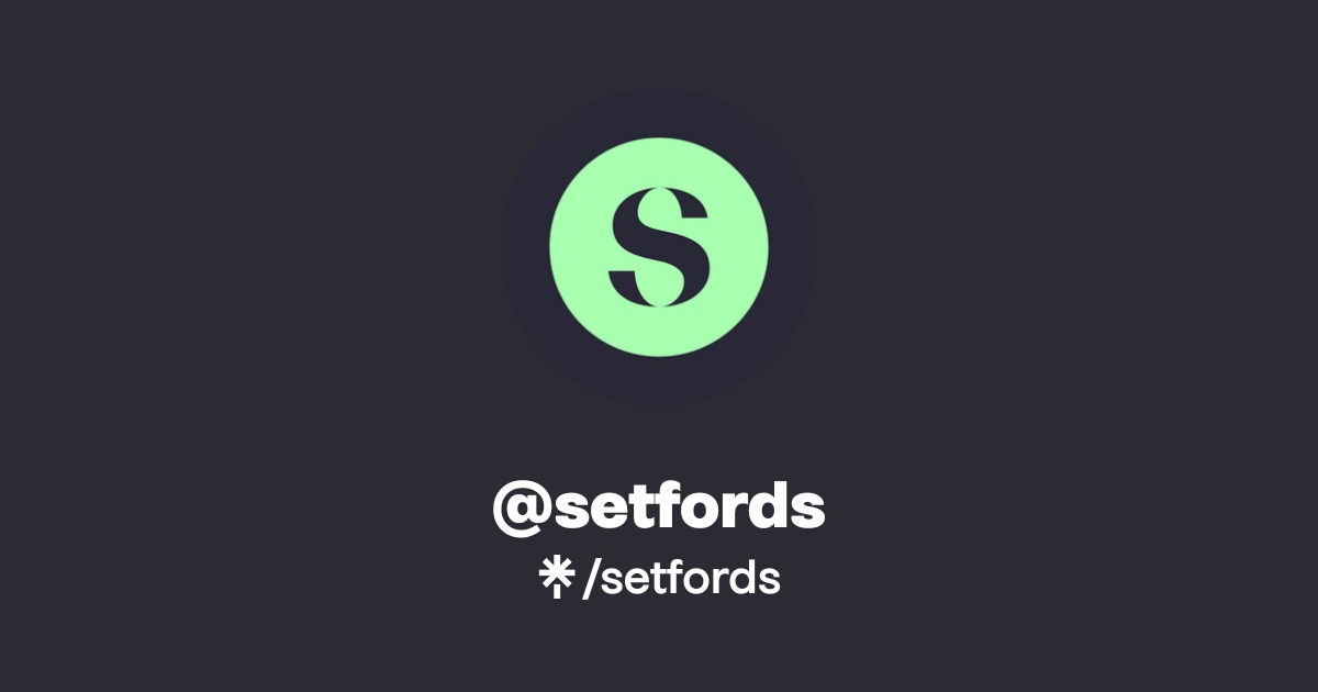 Setfords Technology setfords | Instagram, Facebook | Linktree