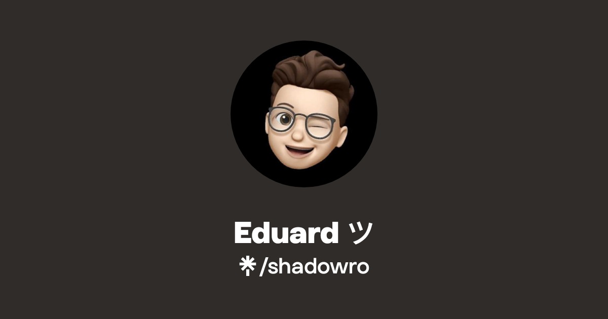 Eduard ツ | Instagram | Linktree