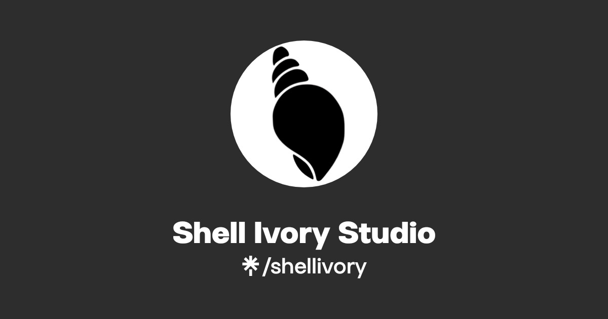 Shell Ivory Studio | Instagram, Facebook, TikTok | Linktree