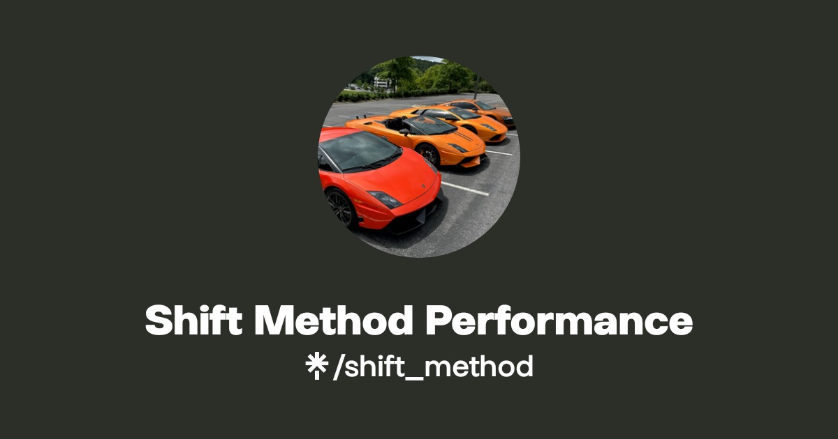 Shift Method Performance Official: TikTok, Instagram, Facebook | Linktree
