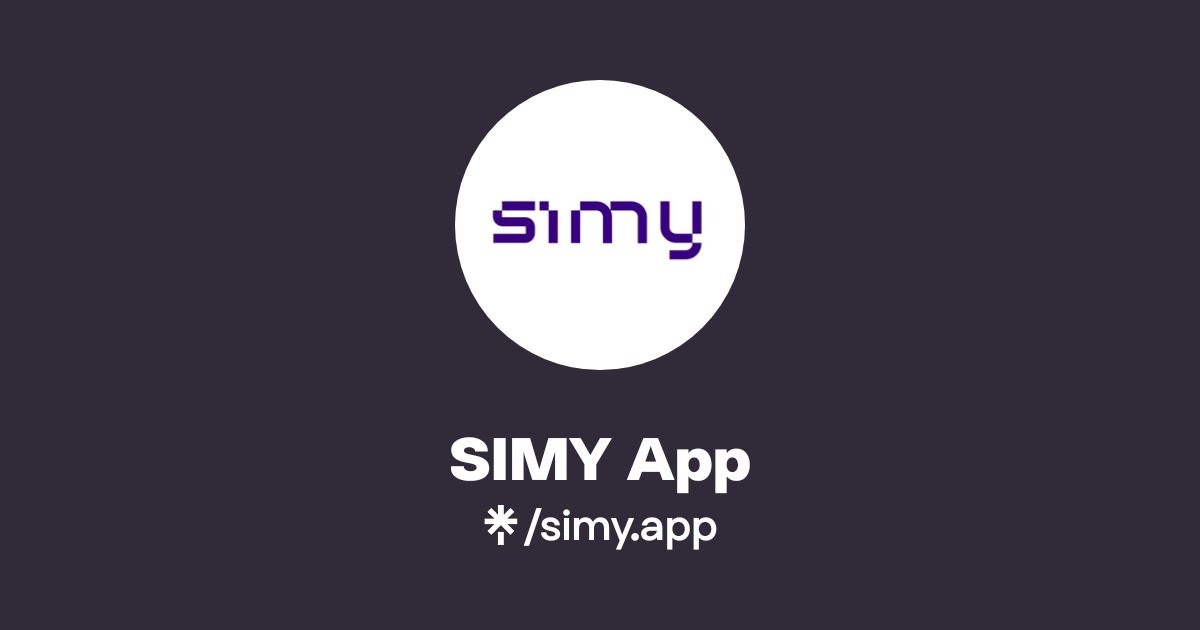 Name Simy SIMY App | Instagram, Facebook, TikTok | Linktree
