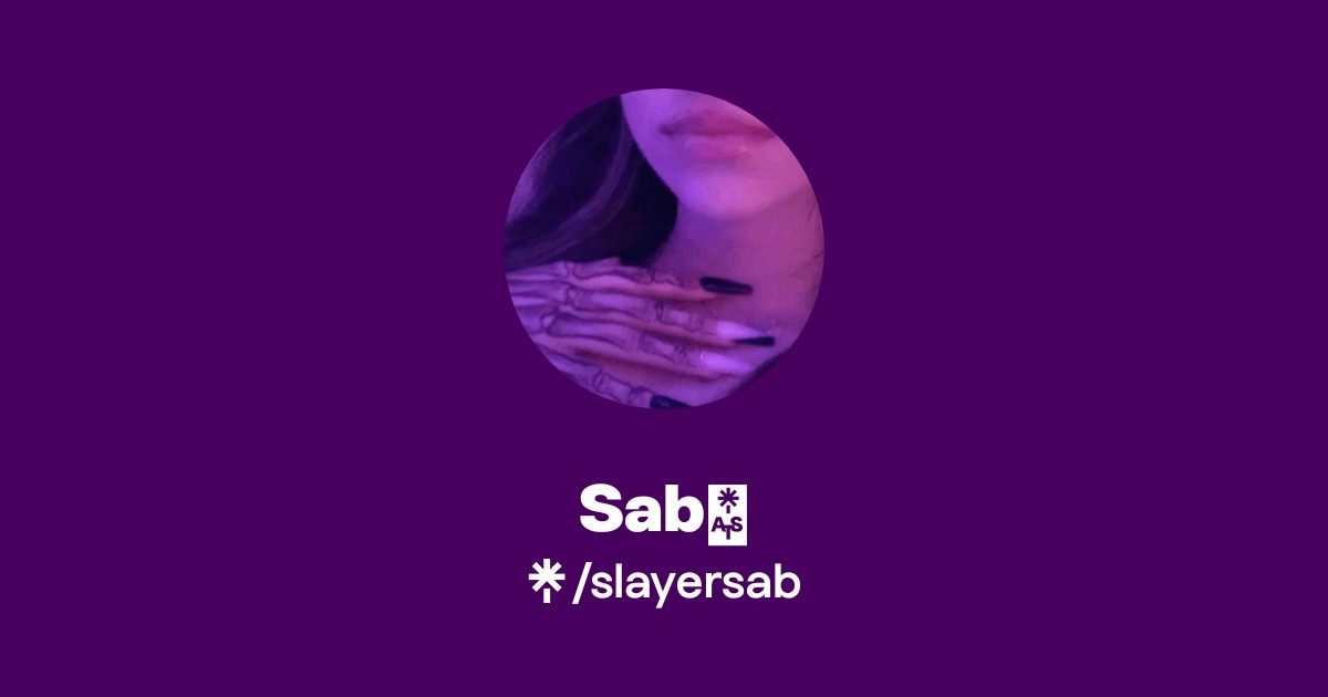 Sab Stream Thumbnail Sab🦇 | Instagram, Twitch | Linktree