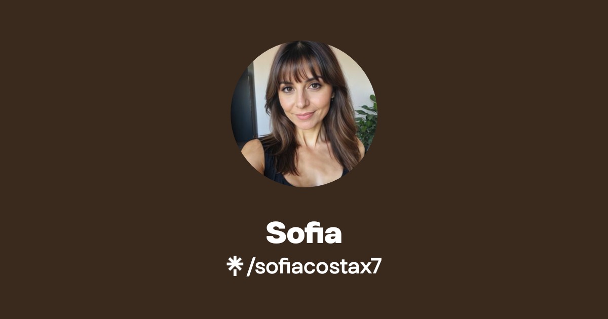 Sofia | Instagram | Linktree