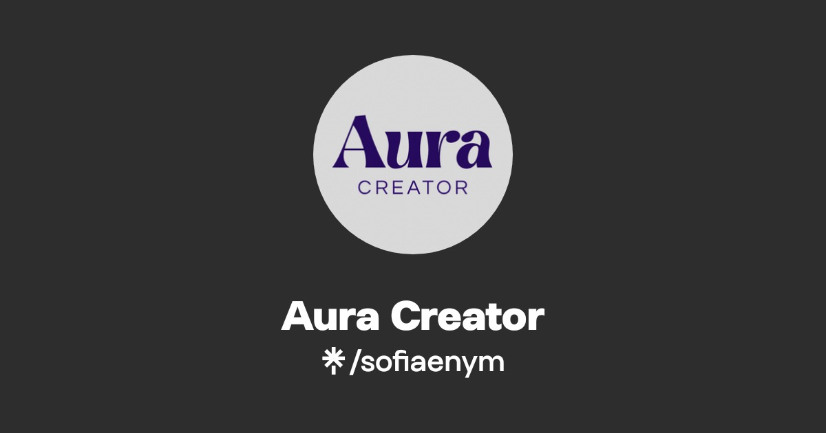 Aura Creator | Instagram | Linktree